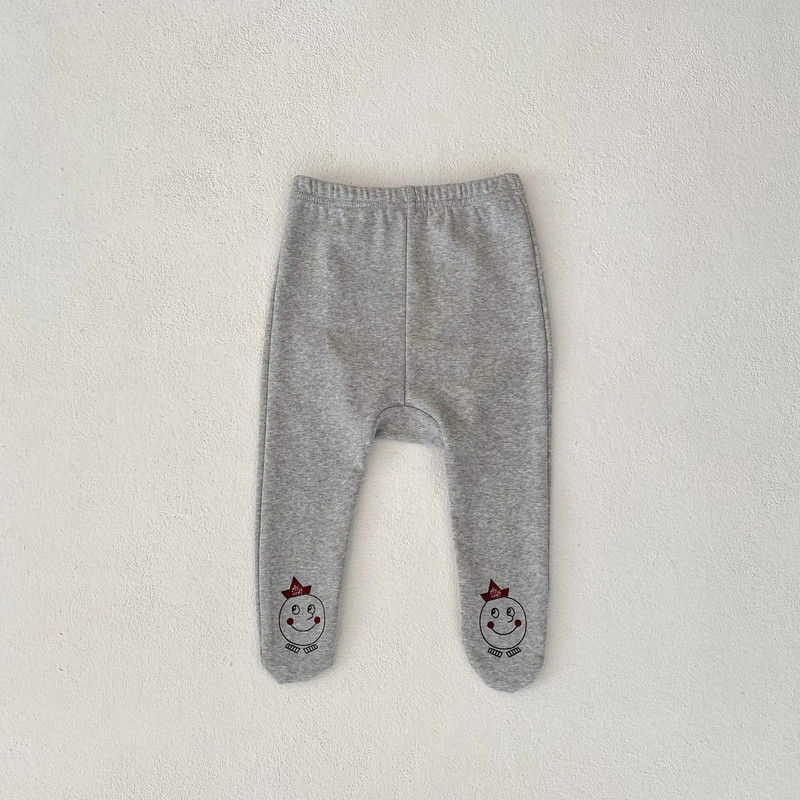 Baba Aranyos Rajzfilm Nyomtatott Leggings Őszi ruházat Lány Csecsemő Alkalmi nadrágok Újszülött Tipegő Fiú Pamut divat nadrágok