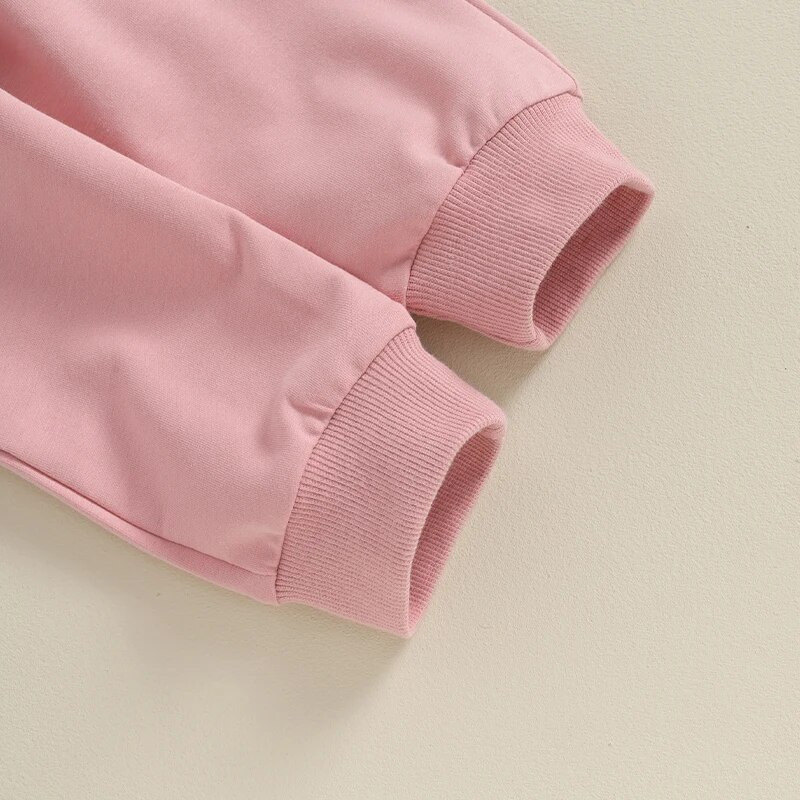 0-36 hónapos kisgyermek nadrág szettek hosszú ujjú, betűvel nyomtatott pulóver hosszú nadrág szettek csecsemő lányoknak Őszi tavaszi ruhák