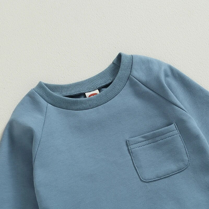 0-36 hónapos kisfiú nadrág szett Hosszú ujjú pulóver elasztikus derékkal, csecsemő fiúk tavaszi őszi ruhakészlet