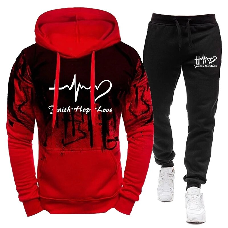 2023 Férfi kapucnis nadrágok pulóver öltöny Alkalmi pulóver ingek pulóverek készletek tréningruha kocogás sport