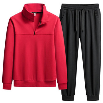 Άνοιξη φθινόπωρο Ανδρικά Casual Sport Joggers Κοστούμια Αθλητική φόρμα Ανδρικά σετ Running Sportswear κοστούμι Φούτερ Παντελόνι 2 τεμαχίων Plus μέγεθος 8XL