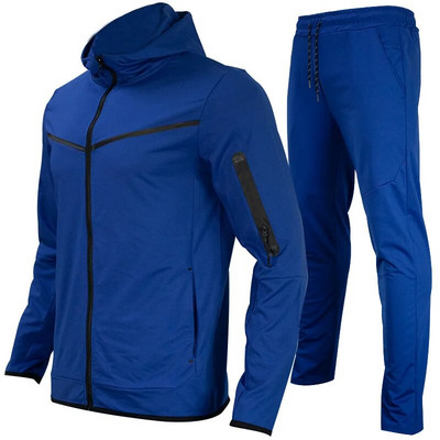 Ανδρική αθλητική φόρμα Thin Tech Fleece Σχεδιαστή Φούτερ Φούτερ σετ δύο τεμαχίων Αθλητική φούτερ με μακρυμάνικο φούτερ για την άνοιξη φθινόπωρο 3XL