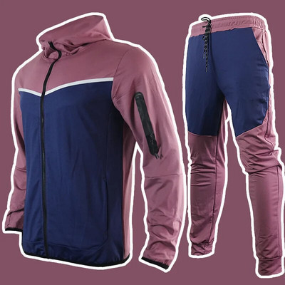Ανδρική αθλητική φόρμα Thin Tech Fleece Σχεδιαστή Φούτερ Φούτερ σετ δύο τεμαχίων Αθλητική φούτερ με μακρυμάνικο φούτερ για την άνοιξη φθινόπωρο 3XL