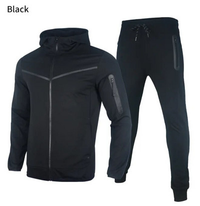 Ανδρική αθλητική φόρμα Thin Tech Fleece Σχεδιαστή Φούτερ Φούτερ σετ δύο τεμαχίων Αθλητική φούτερ με μακρυμάνικο φούτερ για την άνοιξη φθινόπωρο 3XL