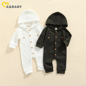 ma&baby 0-24M Νεογέννητο Βρέφος νήπιο Βρεφικό αγόρι κοριτσάκι φόρμα με κουμπί μακρυμάνικο πλεκτό μακρυμάνικο φθινοπωρινά ανοιξιάτικα ρούχα