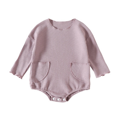 Ma&Baby 0-24M Νεογέννητο Βρέφος Κοριτσάκι Αγόρι Μακρυμάνικο Λεπτό Ολόσωμο Μαλακό Μωρό Φθινοπωρινά Ανοιξιάτικα Ρούχα