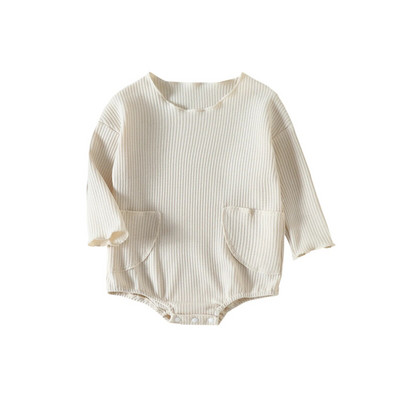 Ma&Baby 0-24M Νεογέννητο Βρέφος Κοριτσάκι Αγόρι Μακρυμάνικο Λεπτό Ολόσωμο Μαλακό Μωρό Φθινοπωρινά Ανοιξιάτικα Ρούχα