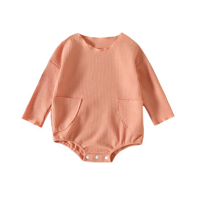Ma&Baby 0-24M Νεογέννητο Βρέφος Κοριτσάκι Αγόρι Μακρυμάνικο Λεπτό Ολόσωμο Μαλακό Μωρό Φθινοπωρινά Ανοιξιάτικα Ρούχα