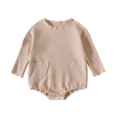 Ma&Baby 0-24M Νεογέννητο Βρέφος Κοριτσάκι Αγόρι Μακρυμάνικο Λεπτό Ολόσωμο Μαλακό Μωρό Φθινοπωρινά Ανοιξιάτικα Ρούχα
