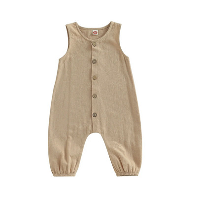 ma&baby 0-18M Νεογέννητο Βρέφος Βρέφος Κοριτσάκι Αμάνικο Romper Καλοκαιρινό νήπιο Casual Ρούχα