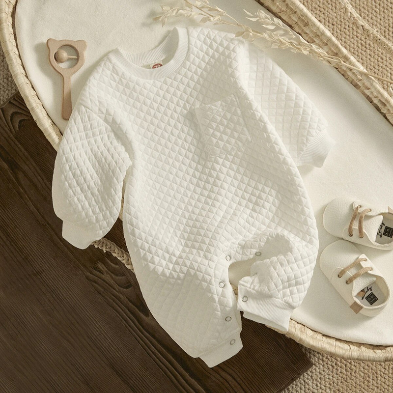 Ma&Baby 0-24M újszülött kisfiú lány póló csecsemő tipegő hosszú ujjú kombinék meleg őszi tavaszi ruha