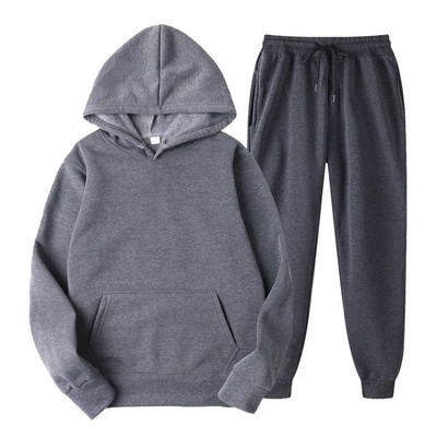 Γυναικεία σετ 2022 Αθλητικά Παντελόνια Hoodie με κουκούλα με μακρυμάνικο γυναικείο κοστούμι δύο τεμαχίων σετ casual fleece γυναικεία φόρμα χειμερινού