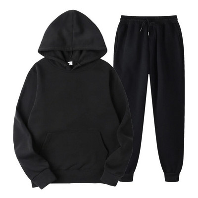 Γυναικεία σετ 2022 Αθλητικά Παντελόνια Hoodie με κουκούλα με μακρυμάνικο γυναικείο κοστούμι δύο τεμαχίων σετ casual fleece γυναικεία φόρμα χειμερινού