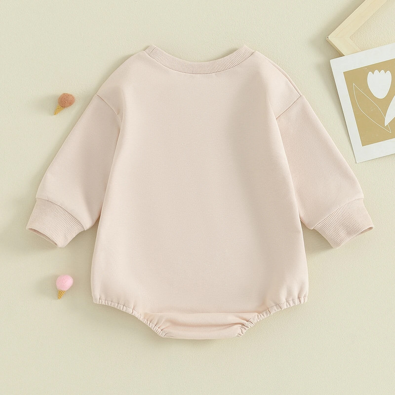 ma&baby 0-18M újszülött csecsemő baba fiú lány nadrág őszi tavaszi betű hosszú ujjú jumpsuit játszóruha kisgyermek ruházat