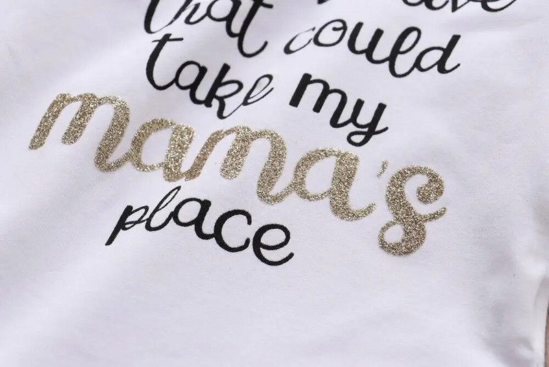 4 darab!! Ruhakészletek újszülött kislányokhoz 2019 tavaszi betűvel nyomtatott kombinék+Nyíl nadrágok csecsemő babaruhák ruhái