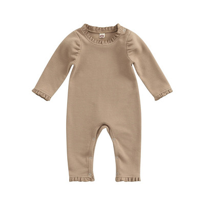 Ma&Baby 0-18M Νήπιο Νεογέννητο Βρέφος Κοριτσάκι Romper Μαλακό Ρούχα Φθινοπωρινή Ανοιξιάτικη Ολόσωμη φόρμα