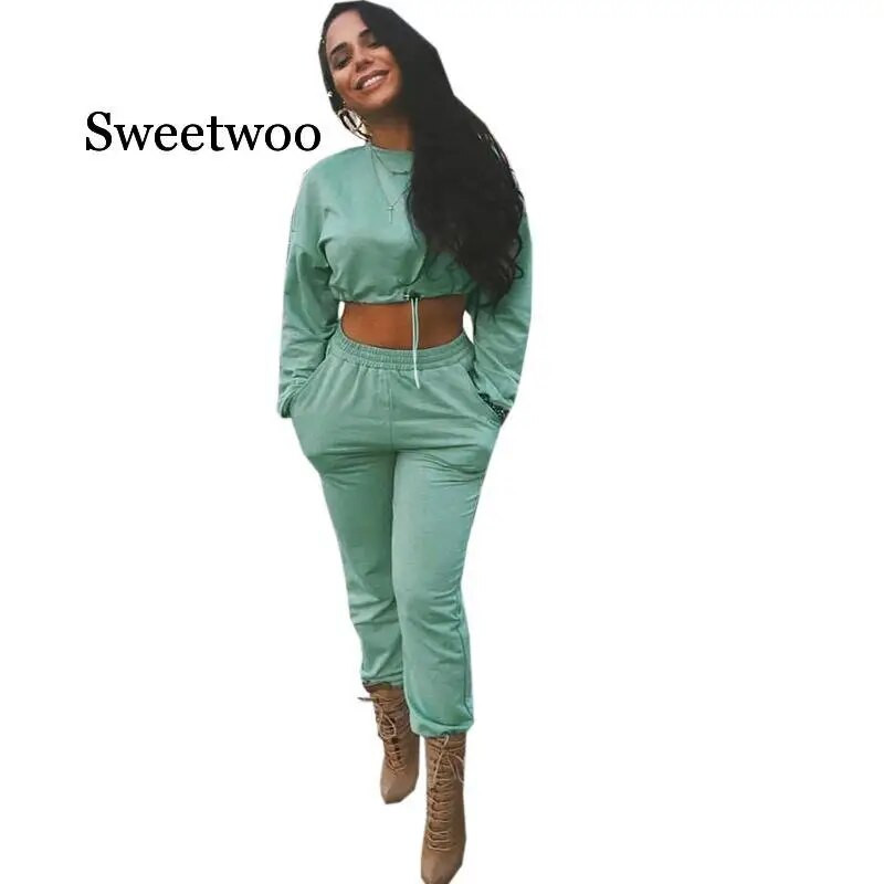 2 db/készlet Ombre Seamless Női Sport öltöny Edzőterem Edzőruhák Hosszú ujjú Fitness Crop Top and Scrunch Butt Leggings Futókészlet