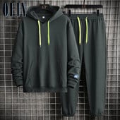 OEIN Casual αθλητική φόρμα ανδρική φούτερ με κουκούλα Φθινοπωρινά ανδρικά σετ Αθλητικά 2021 Ανδρικά φούτερ + παντελόνι 2 τμχ Αθλητικές φόρμες για τζόκινγκ