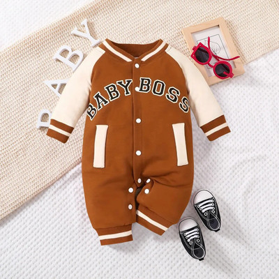 Prowow 0-18M Baby Rompers For Girl Αγόρια Cartoon καρό αρκουδάκι Jumpsuit Χειμερινό κορμάκι για βρέφη Ρούχα για νεογέννητα