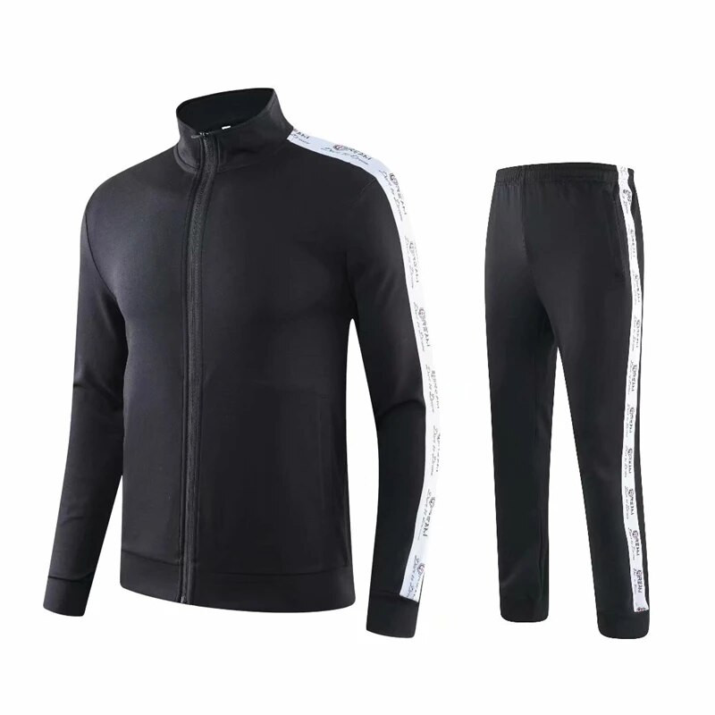 Új férfi női sportruházat cipzáras kabát nadrág két darab alkalmi férfi sportruházat edzőtermi márka sportruházat öltönyök