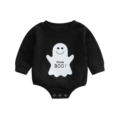 Ma&Baby 0-18M Halloween Baby Romper Νεογέννητο Βρέφος Αγόρι Κορίτσι Φάντασμα Κοστούμι Φαντάσματα Μακρυμάνικη Στολή Playsuit