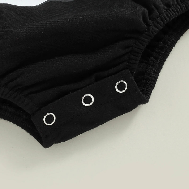 Ma&Baby 0-18M Halloween Baby Romper Újszülött csecsemő fiú lány Ghost Print Jumpsuit jelmez hosszú ujjú játszóruha ruházat