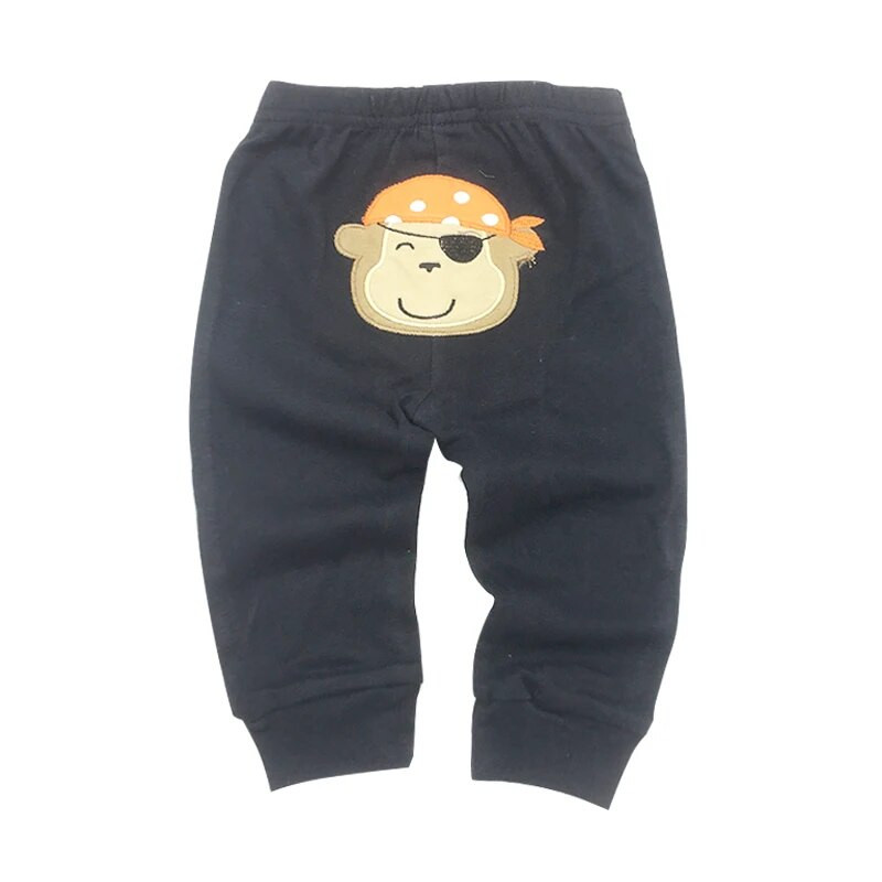 Uniszex babanadrágok tavaszi nyári gyerekek hárem PP nadrágok pamut kötött fiú lány tipegő leggings újszülött csecsemő ruházat 3 csomag