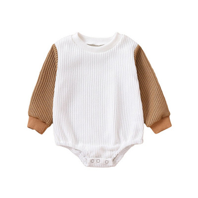 ma&baby 0-18M Casual νήπιο βρέφος νεογέννητο μωρό Romper αγόρι κορίτσι Romper μαλακή φόρμα μακρυμάνικη φθινοπωρινή άνοιξη