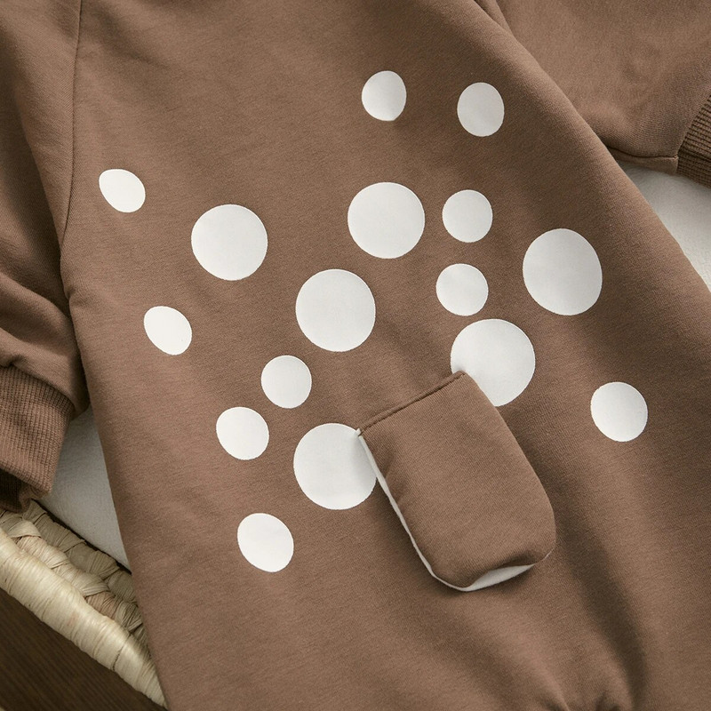 ma&baby 0-18M karácsonyi újszülött csecsemő kisfiú lány jumpsuit hosszú ujjú szarvas nadrág + sapka aranyos karácsonyi jelmezek