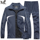Νέο ανδρικό ανοιξιάτικο φθινοπωρινό σετ outwear Ανδρικά αθλητικά σετ 2 τεμαχίων Αθλητική φόρμα σακάκι+παντελόνι Φόρμα ανδρική φόρμα γυμναστικής Little monster