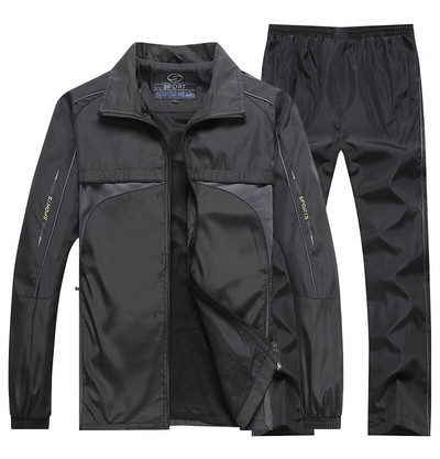 Νέο ανδρικό ανοιξιάτικο φθινοπωρινό σετ outwear Ανδρικά αθλητικά σετ 2 τεμαχίων Αθλητική φόρμα σακάκι+παντελόνι Φόρμα ανδρική φόρμα γυμναστικής Little monster