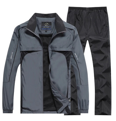Νέο ανδρικό ανοιξιάτικο φθινοπωρινό σετ outwear Ανδρικά αθλητικά σετ 2 τεμαχίων Αθλητική φόρμα σακάκι+παντελόνι Φόρμα ανδρική φόρμα γυμναστικής Little monster