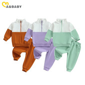 MA&BABY 6M-5Y νήπιο Βρέφος Παιδί Βρέφος Κοριτσάκι Σετ Ρούχα για αγόρια Μακρυμάνικα Μπλουζάκια Παντελόνια Παιδική Στολή Φθινοπωρινή Άνοιξη Casual Φόρμα