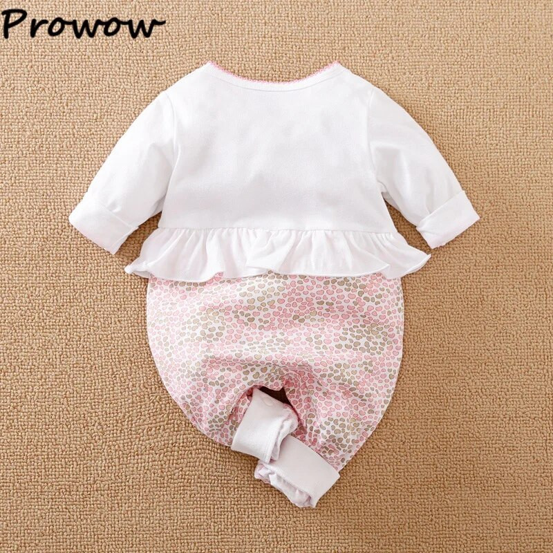 Prowow Tavasz Nyár Kislány Ruhák Aranyos Rajzfilm Baba Romperek Zsiráf Barátok Pizsama Jumpsuitek Gyerekeknek Csecsemők Body