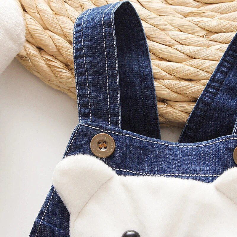 DIIMUU Nyári Overall Rövidnadrágok Fiúk Lányok Farmer Jumpsuitek Kisgyermek ruhák Rajzfilm Fiú Alkalmi Farmer Játszóruhák Baba alsó ruházat