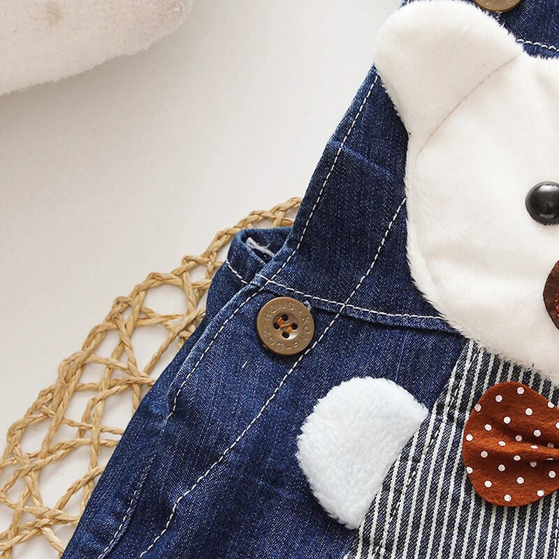 DIIMUU Nyári Overall Rövidnadrágok Fiúk Lányok Farmer Jumpsuitek Kisgyermek ruhák Rajzfilm Fiú Alkalmi Farmer Játszóruhák Baba alsó ruházat