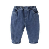 Kids Boy Girl Casual Autumn Jeans Νέα μόδα Φθινόπωρο Άνοιξη Κορεάτικο μονόχρωμο τζιν Παιδικό τζιν παντελόνι για 0-3 χρόνια