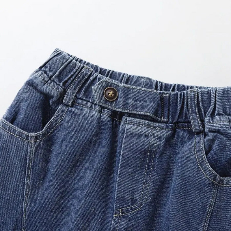 Gyerek fiú lány alkalmi őszi farmer új divat ősz tavasz koreai stílus egyszínű farmer Gyermek farmer nadrág 0-3 éves korig