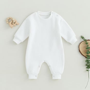 ma&baby 0-18M Новородени бебета Бебешки момчета Гащеризон с букви Бродерия с дълги ръкави Топло есенно-зимно облекло 828РАЗПРОДАЖБА 15-5