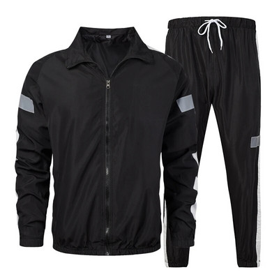 Ανδρική αθλητική φόρμα Casual Joggers Αθλητική ανδρική άνοιξη 2023 Νέο σετ 2 τεμαχίων Ανδρικά αθλητικά ρούχα Hip hop σακάκι παντελόνι κοστούμι 5XL