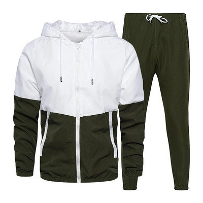 Ανδρική αθλητική φόρμα Casual Joggers Αθλητική ανδρική άνοιξη 2023 Νέο σετ 2 τεμαχίων Ανδρικά αθλητικά ρούχα Hip hop σακάκι παντελόνι κοστούμι 5XL