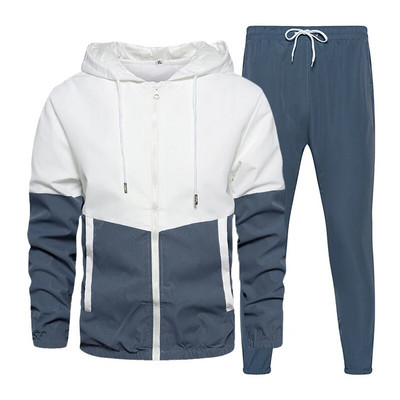 Ανδρική αθλητική φόρμα Casual Joggers Αθλητική ανδρική άνοιξη 2023 Νέο σετ 2 τεμαχίων Ανδρικά αθλητικά ρούχα Hip hop σακάκι παντελόνι κοστούμι 5XL