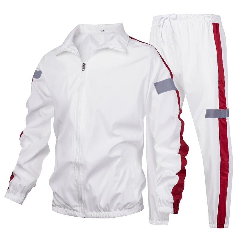 Férfi tréningruha, alkalmi kocogós sportruha, férfi, 2023. tavasz, új, 2 részes szett Férfi sportruházat, hip-hop kabát nadrágkosztüm, 5XL