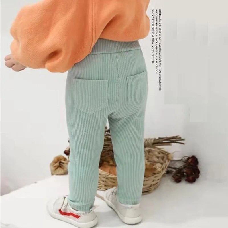 2021 Baby Girls Boys Leggings Pamut PP nadrágok tavaszi ősz gyerekek lányok nadrágok divatos magas derekú hosszú nadrágok gyermek nadrágok új