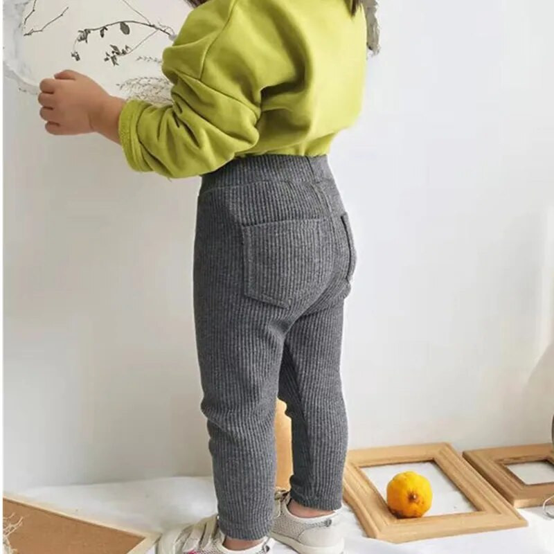 2021 Baby Girls Boys Leggings Pamut PP nadrágok tavaszi ősz gyerekek lányok nadrágok divatos magas derekú hosszú nadrágok gyermek nadrágok új