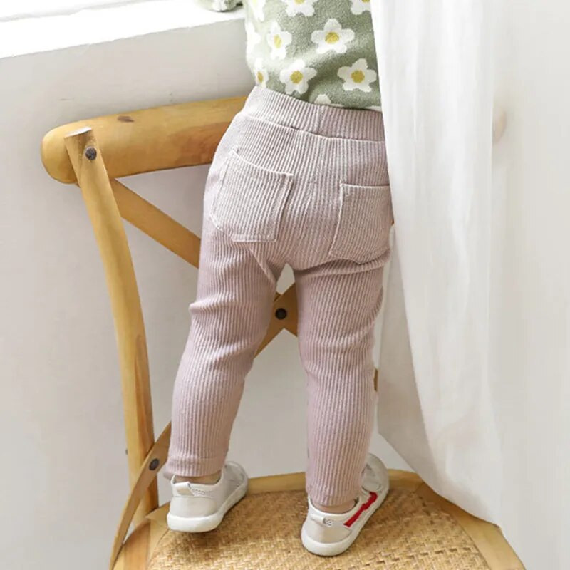 2021 Baby Girls Boys Leggings Pamut PP nadrágok tavaszi ősz gyerekek lányok nadrágok divatos magas derekú hosszú nadrágok gyermek nadrágok új