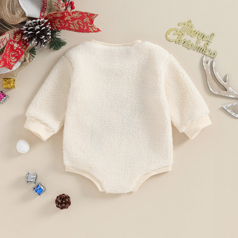 ma&baby 0-18M karácsonyi csecsemő újszülött totyogó kislány fiú nadrágos betűs kombiné hosszú ujjú meleg karácsonyi jelmezek