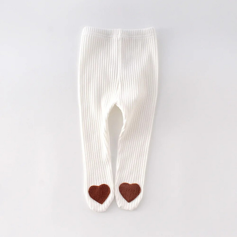 MILANCEL 2022 tavaszi baba leggings piros szív leggings lányoknak csíkos csecsemő fiúknak vékony hozzáillő leggings