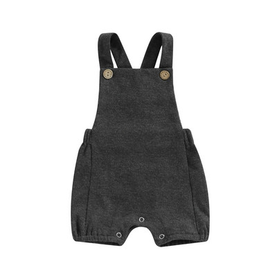 ma&baby 0-18M Νεογέννητο Βρέφος Romper Μικρό αγόρι αγόρι Πλεκτό Ολόσωμο Φόρμα Μονόχρωμη Καλοκαιρινά Ρούχα