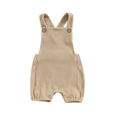 ma&baby 0-18M Νεογέννητο Βρέφος Romper Μικρό αγόρι αγόρι Πλεκτό Ολόσωμο Φόρμα Μονόχρωμη Καλοκαιρινά Ρούχα
